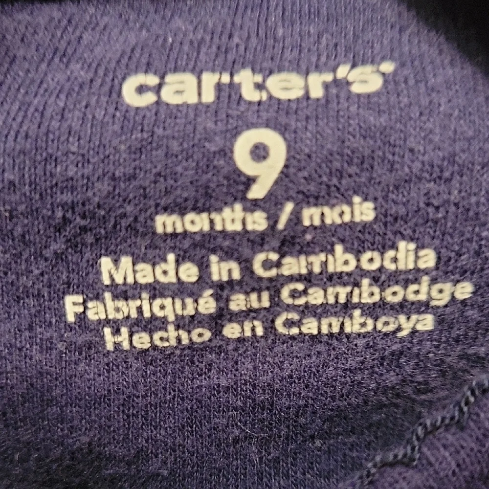 Carter's Blue Bodysuit Size 9 Months